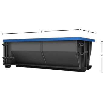 15-Yard Dumpster equipment illustration