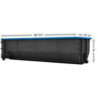 40-Yard Dumpster equipment illustration